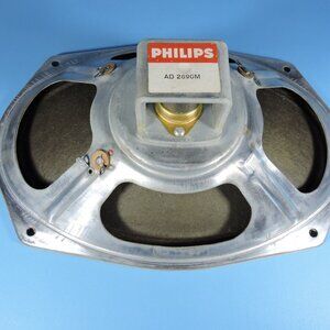Vintage Philips AD2690M 6" x 9" Speaker 8 Ohm For Home Or Classic Car